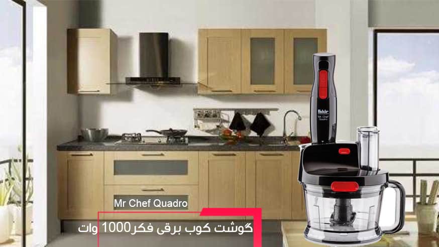 ویدیوی گوشت کوب برقی فکر چند کاره 1000 وات Mr Chef Quadro Fakir فیلم